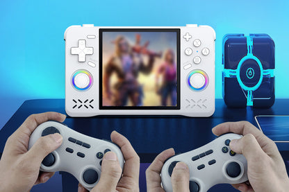 128G Handheld Game Syestem Portable Retro Game Player with Dual Joysticks -White