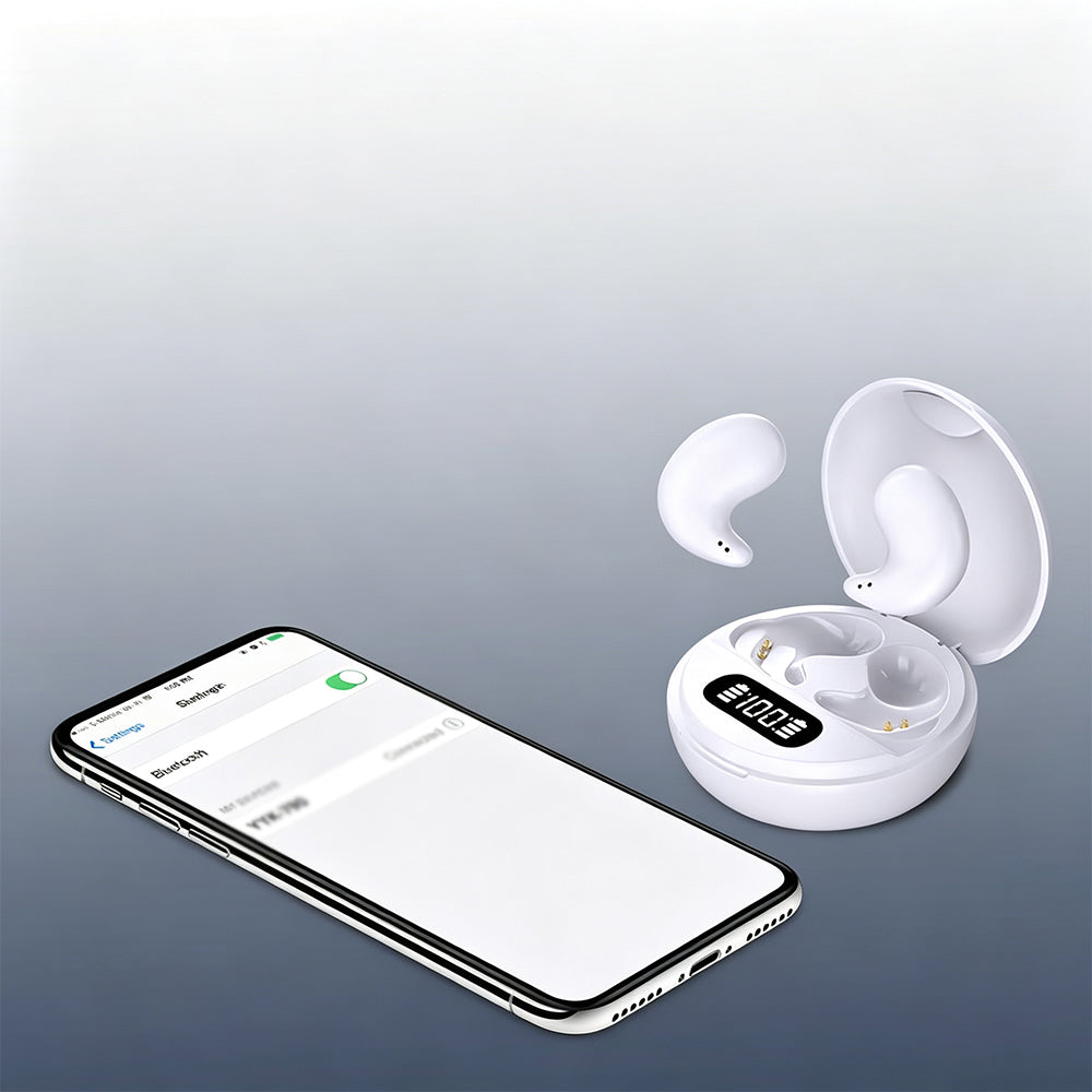 150 Languages AI Translation Earbuds Sleep Earbuds - White
