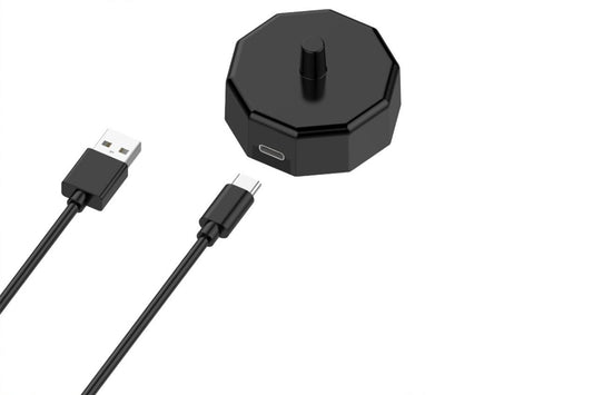 2Pcs USB Charger for Braun Oral-B Electric Toothbrushes Portable Charging Base Power Cable Cord-Black