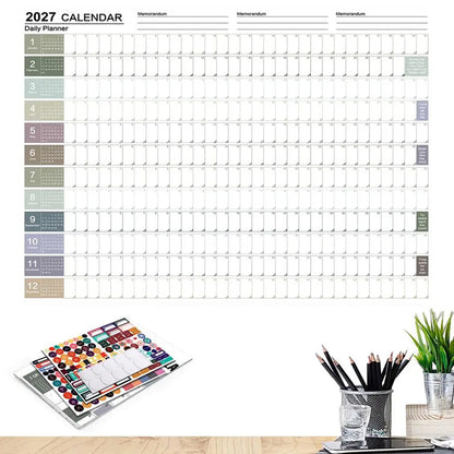 2027 Full Year Wall Calendar - Style1
