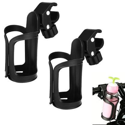 2Pcs Bike Water Bottle Holder Quick Release Cup Holder for Handlebar Seatpost-Knob Handle