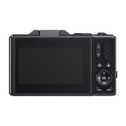 Digital Camera with 180-degree Flip Screen and 64MP Autofocus-Black