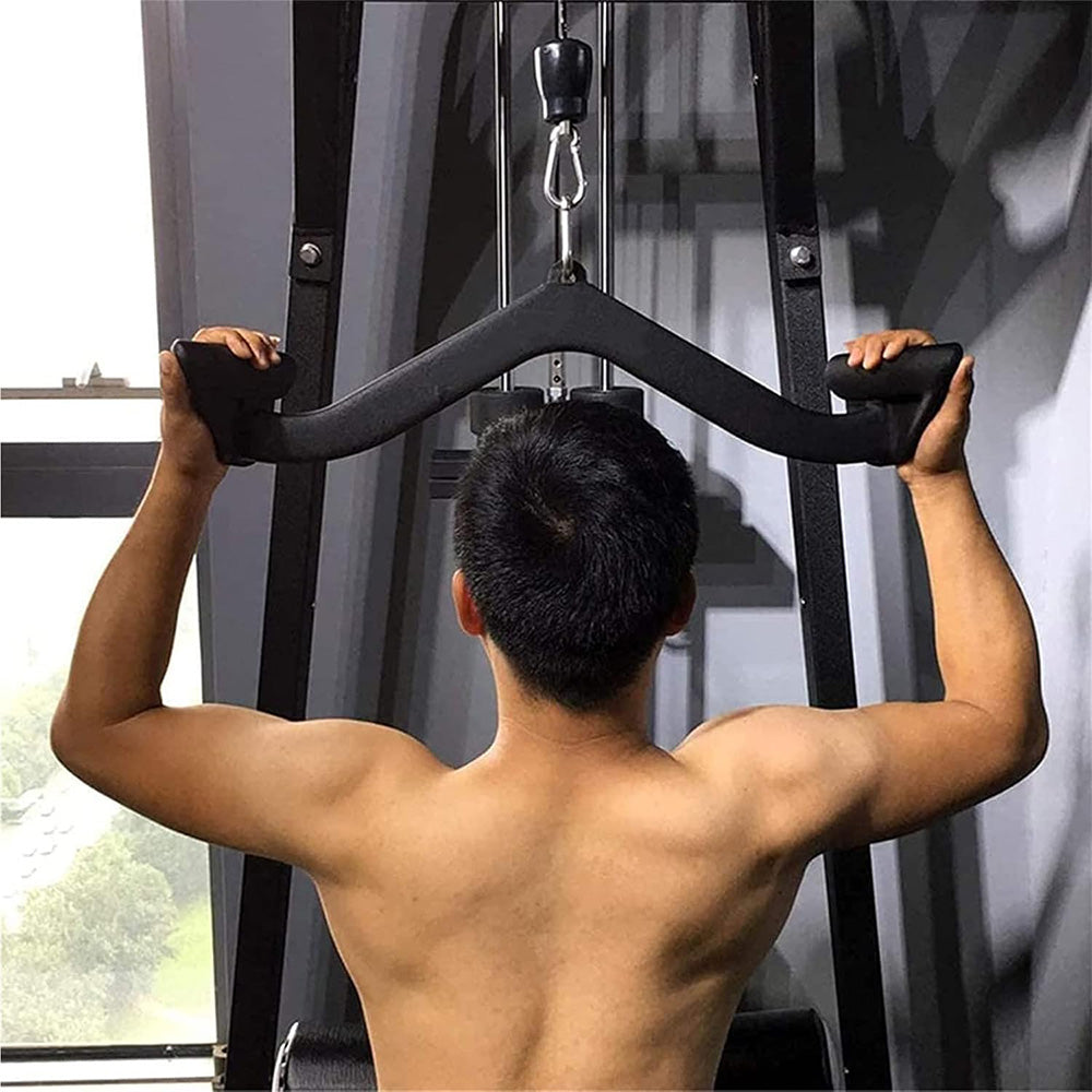 58cm Back Exercise Pulley Attachment Lat Pulldown Handle for Cable Machine Home Gym