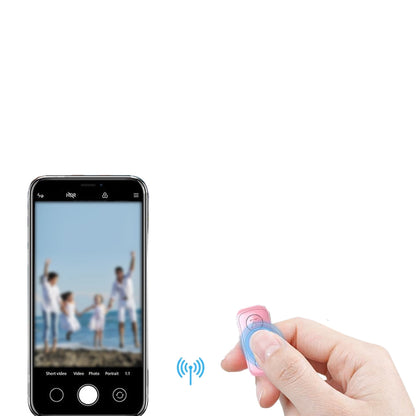 Bluetooth Remote Control TikTok Kindle Page Turner Bluetooth Ring Button for iPhone Android Pink