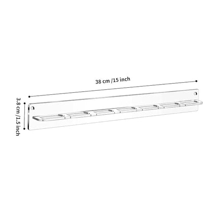 Eyeglasses Storage Rack Punch-free Wall Mounted Acrylic Sunglasses Holder Display Stand Transparent