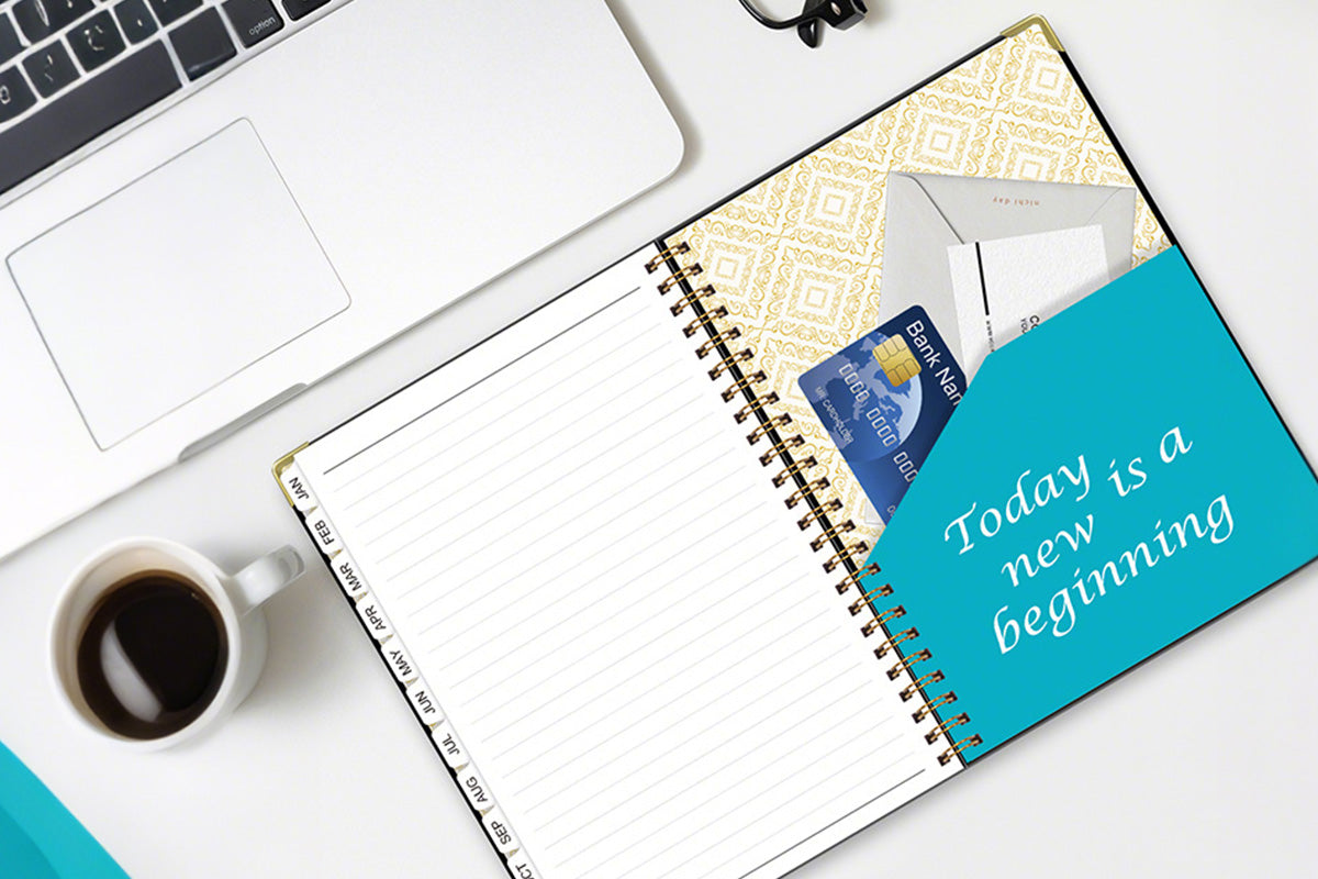 2026 Planner Weekly Monthly A5 Daily Organizer January to December Notebook -Purple and Cyan