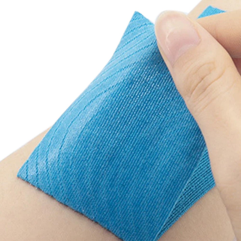 Kinesiology Tape Waterproof Breathable Latex-Free for Ankle Wrists Knees Blue