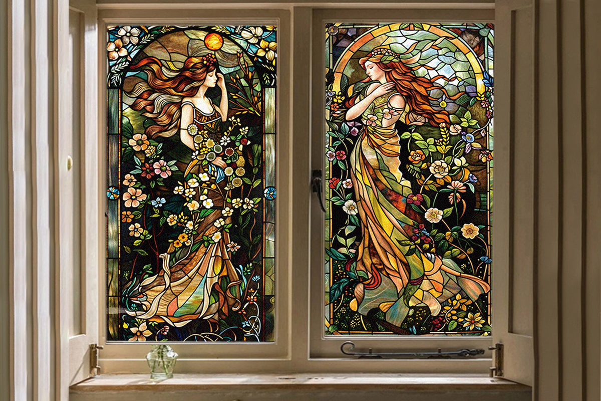 Static Cling Window Privacy Film Frosted Glass Window Sticker Window Covering Film