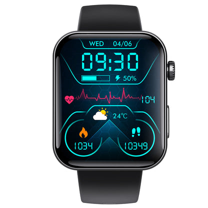 ECG Smart Watch Health Fitness Tracker Heart Rate Monitor Sport Watch Black