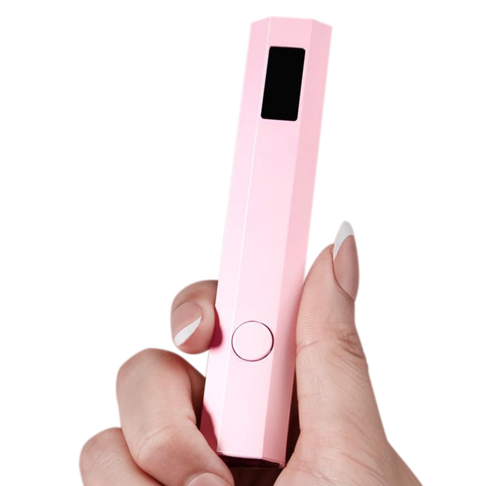 Handheld UV Nail Lamp ¨C Portable Gel Nail Dryer for Home and Salon Use Pink
