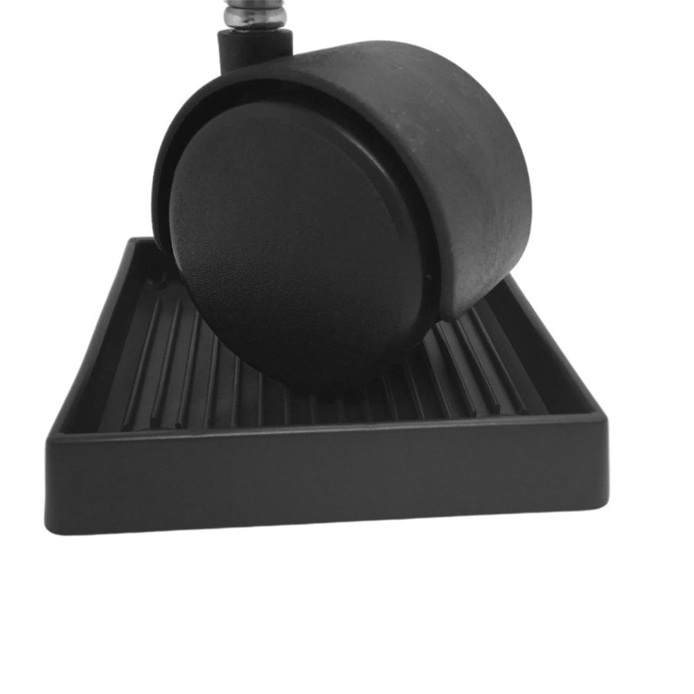 8 Piece Rubber Furniture Leg Floor Protectors - Black