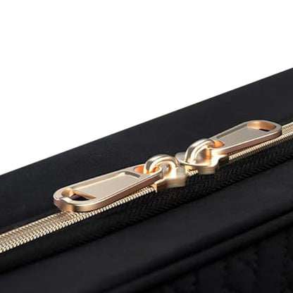 Travel Toiletry Bag with Wet Dry Separation Pocket Multi-Compartment Hanging Makeup Organizer Black