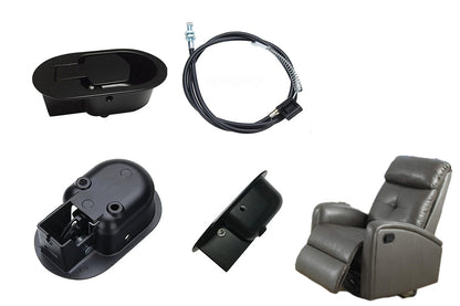 Metal Recliner Handle Lever Trigger Replacement for Lounge Chair