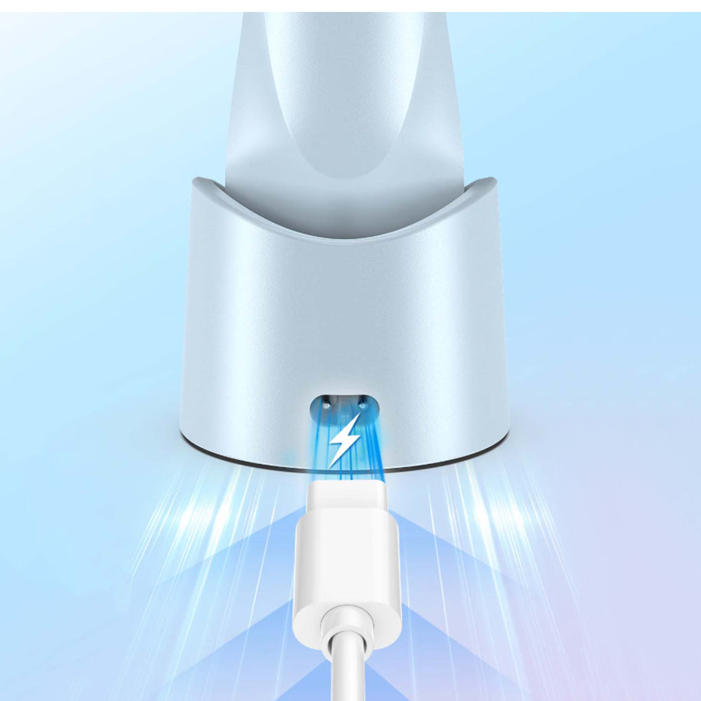 Cordless Electric Hair Trimmer Rechargeable Women Hair Trimmer-Blue