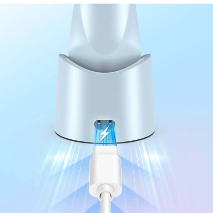 Cordless Electric Hair Trimmer Rechargeable Women Hair Trimmer-Blue