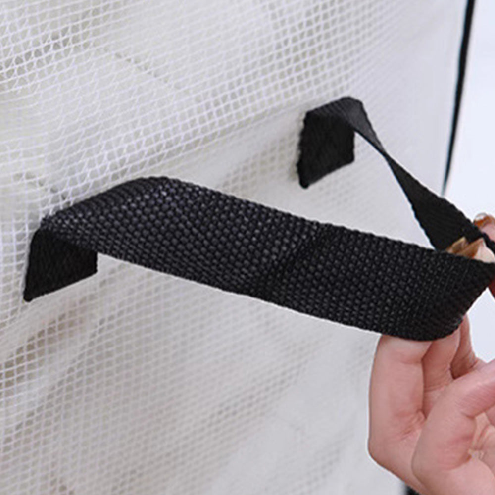 Clear Clothes Storage Bag with Handle Closet Organizer Container for Bedding Blanket Pillow Clothing Style 2