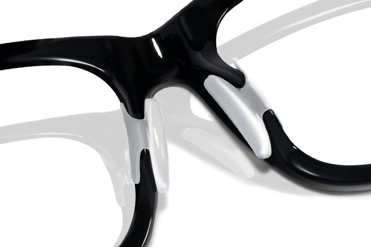 12 Pairs Eyeglass Nose Pads - Clear