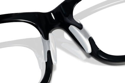 12 Pairs Eyeglass Nose Pads - Clear
