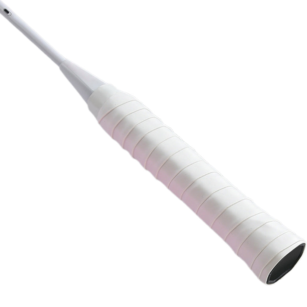 10Pcs Tennis Racket Grip Tapes PU Anti-Slip Overgrip Badminton Pickleball-White