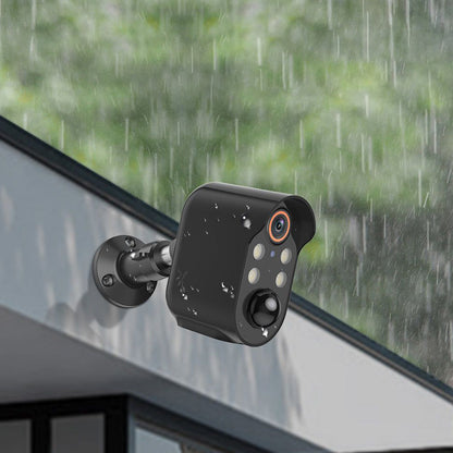 Wireless Security Camera AI Motion Detection WiFi Surveillance Home Camera with Color Night Vision Black