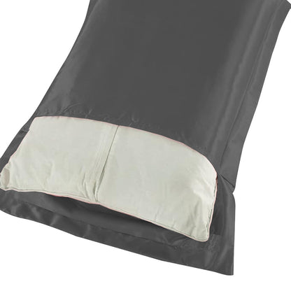 48x74cm Smooth Satin Pillowcase Solid Color Soft Bedding Pillow Cover