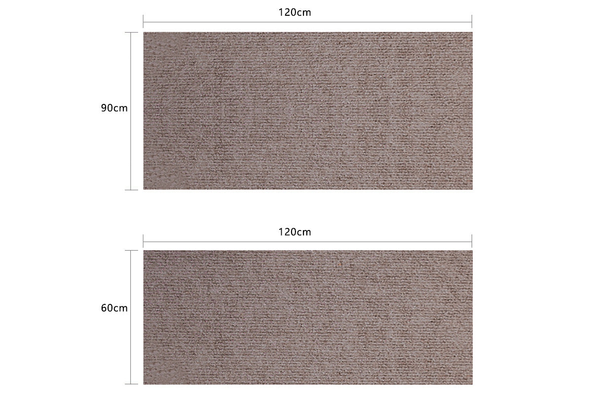 Anti-Slip Office Chair Mat - Brown