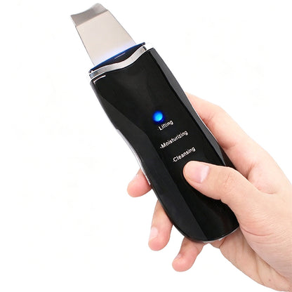 Ultrasonic Skin Scrubber Pore Cleansing Tool for Facial Care-Black