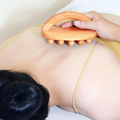 Handheld Wood Massage Tool Lymphatic Body Massager