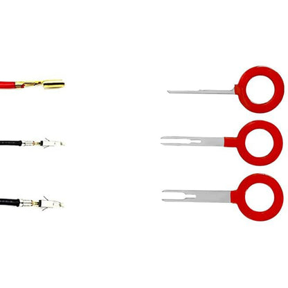 238Pcs Car Trim Removal Tool Kit Universal Clip Set with Fastener Removers for Auto Marine Home Repairs Red