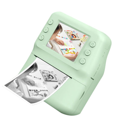 Instant Print Camera 1080P HD Portable Digital Camera with 32GB TF Card Gift Green
