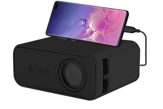 240P Portable Mini Projector for Home Use-Black