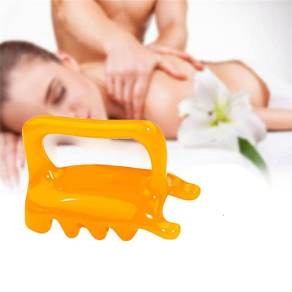 Manual Massage Tool for Back Fascia Massager for Body Muscle Yellow