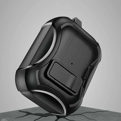 Protective Case For AirPods With Stand Support MagSafe Wireless Charging-Black