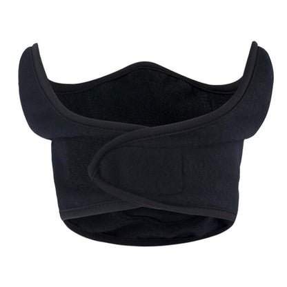2Pcs Balaclava Winter Ski Mask Windproof Thermal Fleece Face Mask for Outdoor Sports Black