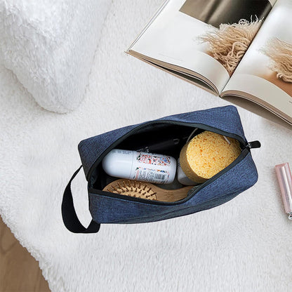 Travel Toiletry Bag Cosmetic Organizer for Women Men-Navy