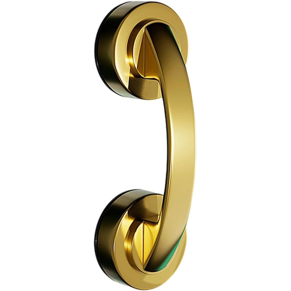 Suction Cup Door Handle Vacuum Suction Handle - Gold