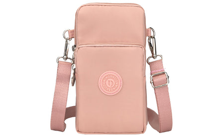 Small Crossbody Bag for Women Cell Phone Purses Wallet Travel Pouch Shoulder Bag-Pink