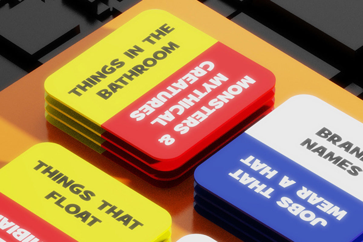 Alphabet Chess Board Game 15 Seconds And 36 Category Cards Family Games-Orange