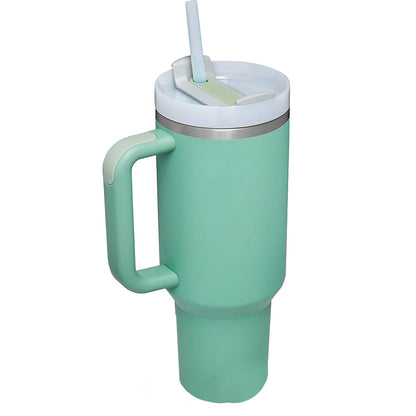 40oz Insulated Tumbler Stainless Steel Double Wall Water Bottle Travel Mug Blue