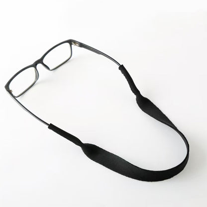 5Pcs Adjustable Sunglasses Retainer Strap-Black