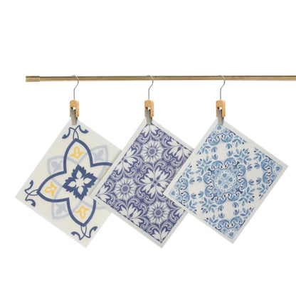 6Pcs Super Absorbent Reusable Kitchen Dishcloths Biodegradable Towels Style 1