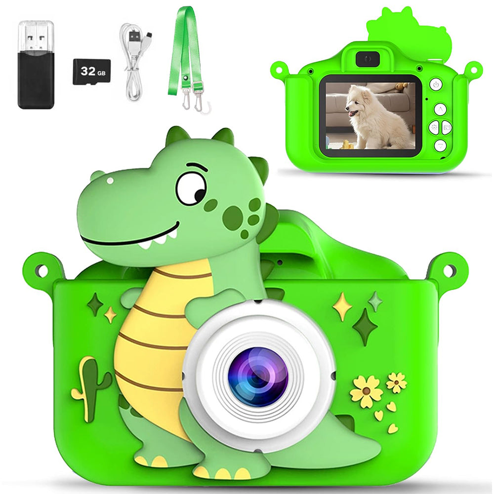 Little Ones Digital Camera with 32GB Card and Reader - Green