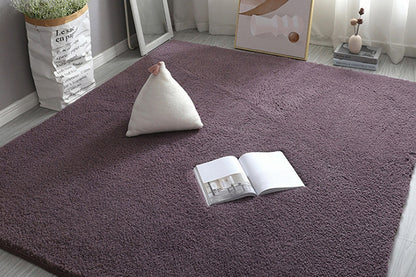 Soft Modern Indoor Large Shaggy Rug for Livingroom Bedroom Dorm Kids Room Home Decorative-Purple
