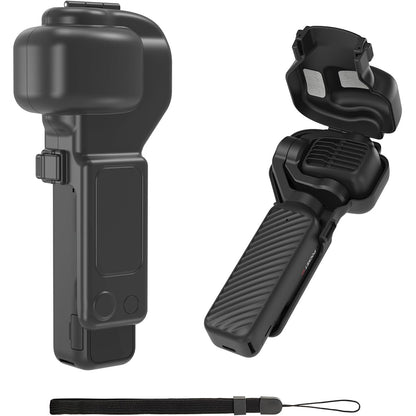 Protective Case for DJI Pocket 4 Pro with Lanyard - Black