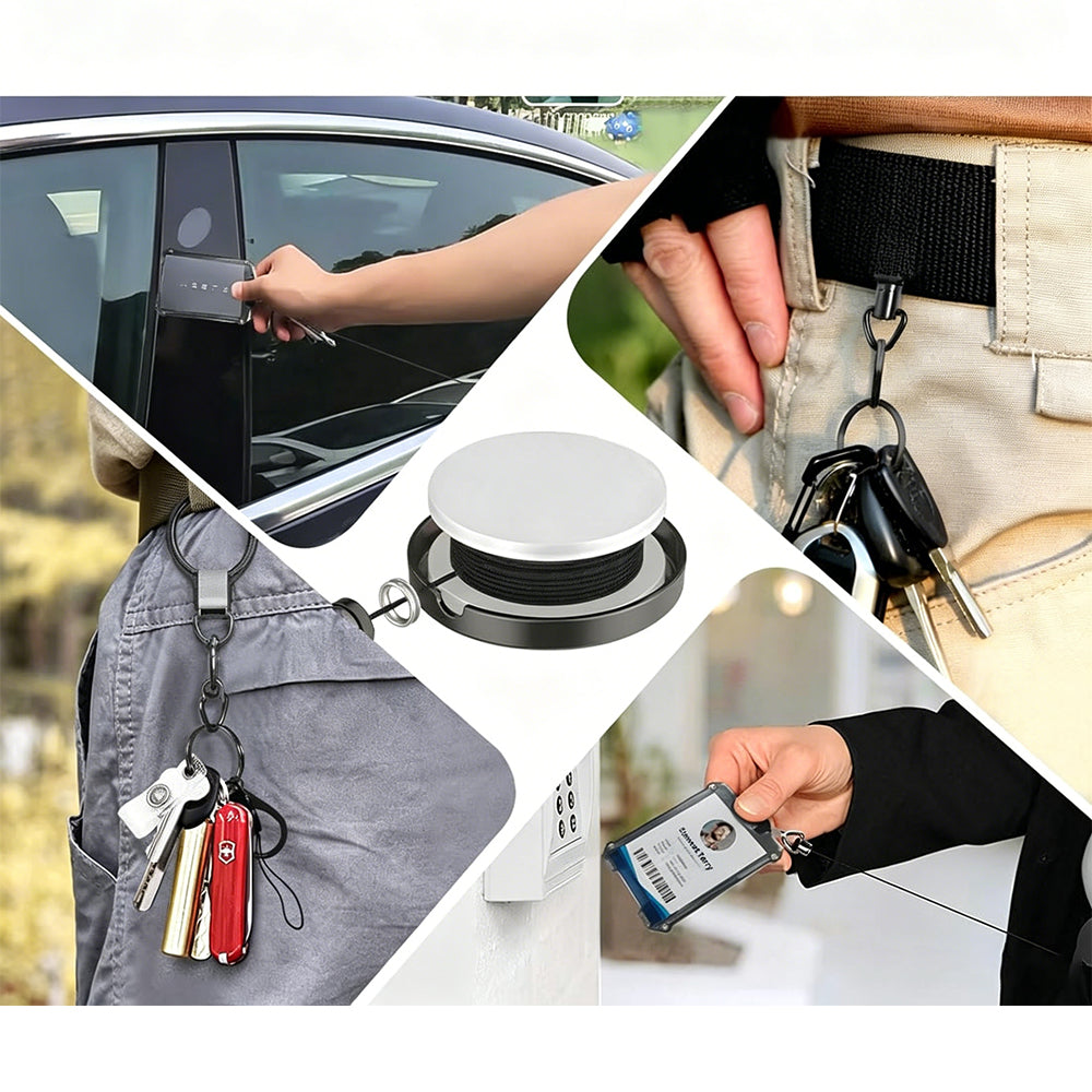 Retractable Anti Theft Phone Tether 60cm Phone Lanyard-Style1