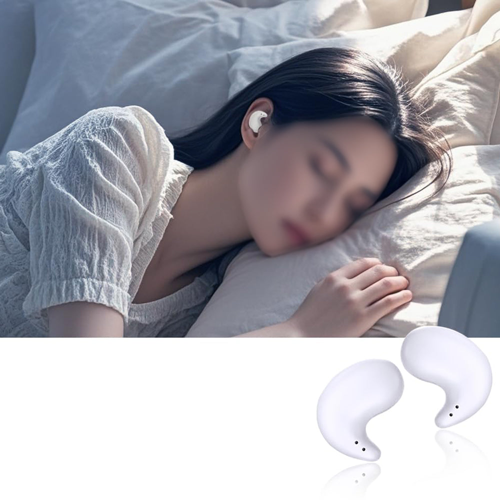 150 Languages AI Translation Earbuds Sleep Earbuds - White