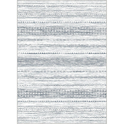 Bohemian Rug Crystal Velvet Machine -Blue
