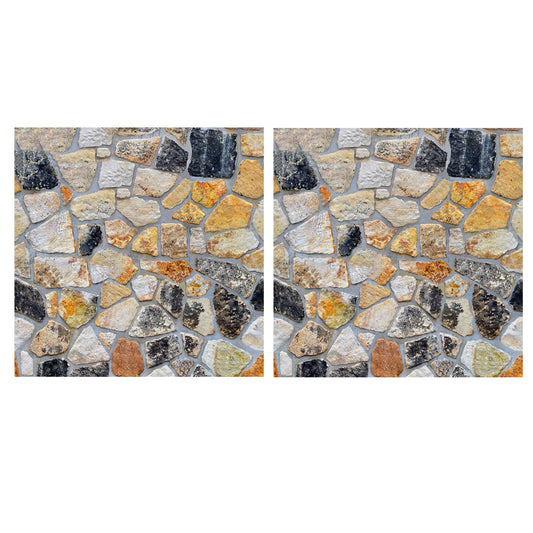 2pcs 10M 3D Natural Brick Stone Wallpaper Self Adhesive Wall Sticker -Style 4
