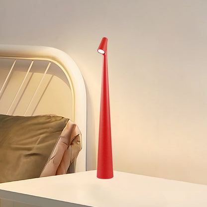 Portable Cordless LED Table Lamp Rechargeable with 3 Adjustable Brightness Levels Modes Red