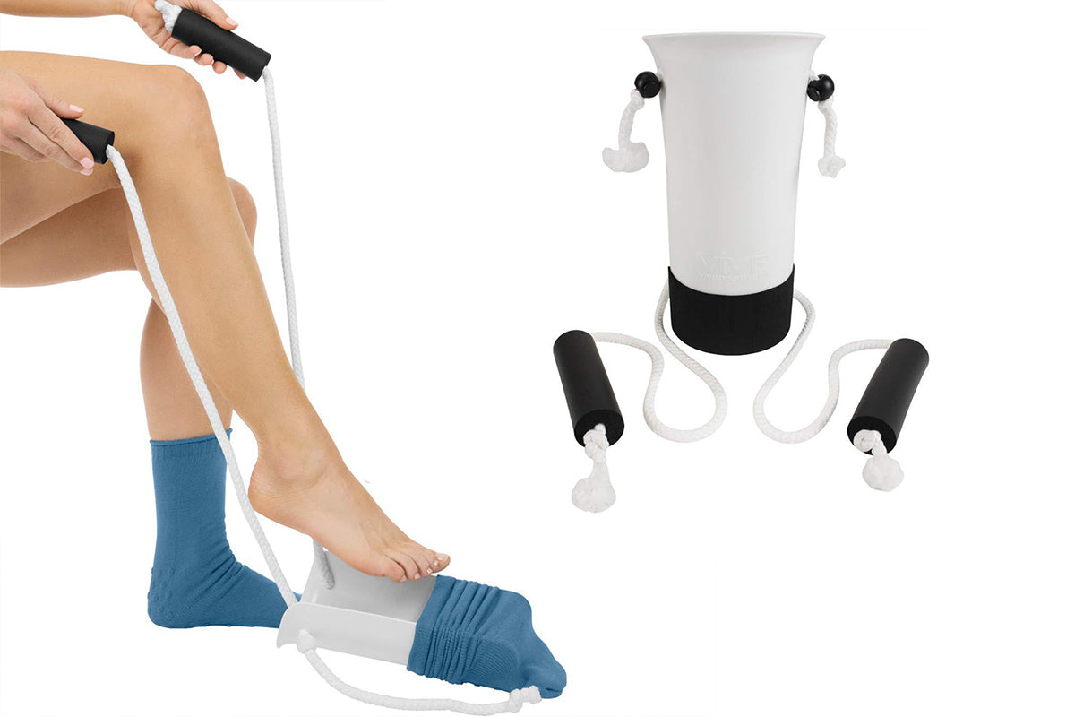 2 Piece Sock Aid Helper Puller Easy On And Off